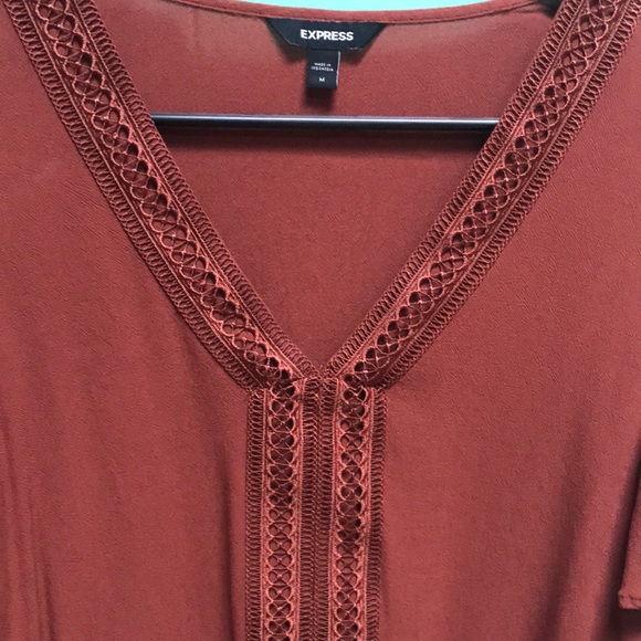 NWOT Express Bell Sleeve Blouse - Picture 3 of 5